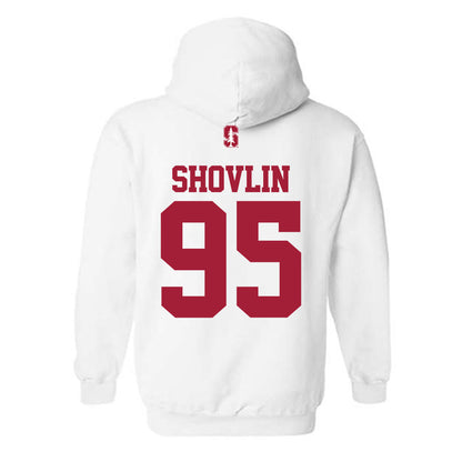 Stanford - NCAA Football : Adam Shovlin - Classic Shersey Hooded Sweatshirt-1