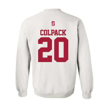 Stanford - NCAA Women's Lacrosse : Anna Colpack - Classic Shersey Crewneck Sweatshirt-1
