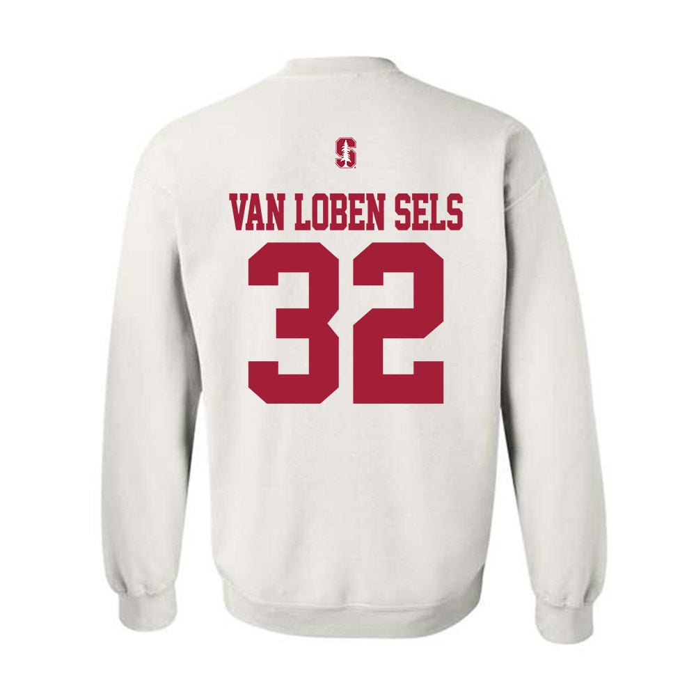 Stanford - NCAA Football : Owen van Loben Sels - Classic Shersey Crewneck Sweatshirt-1