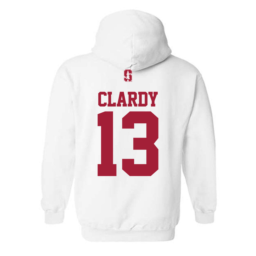 Stanford - NCAA Women's Basketball : Chloe Clardy - Classic Shersey Hooded Sweatshirt-1