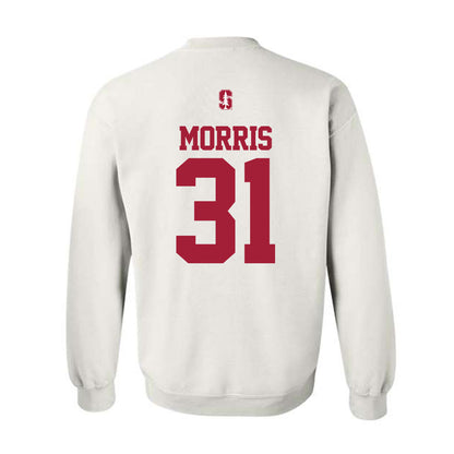 Stanford - NCAA Football : Aaron Morris - Classic Shersey Crewneck Sweatshirt-1