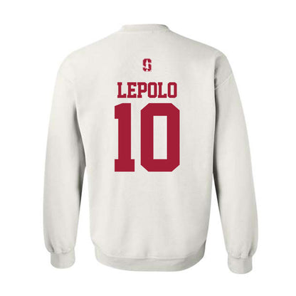 Stanford - NCAA Women's Basketball : Talana Lepolo - Classic Shersey Crewneck Sweatshirt-1