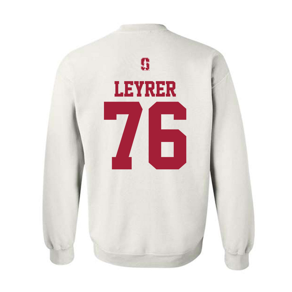 Stanford - NCAA Football : Jack Leyrer - Classic Shersey Crewneck Sweatshirt-1