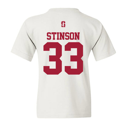 Stanford - NCAA Men's Basketball : Evan Stinson - Classic Shersey Youth T-Shirt-1