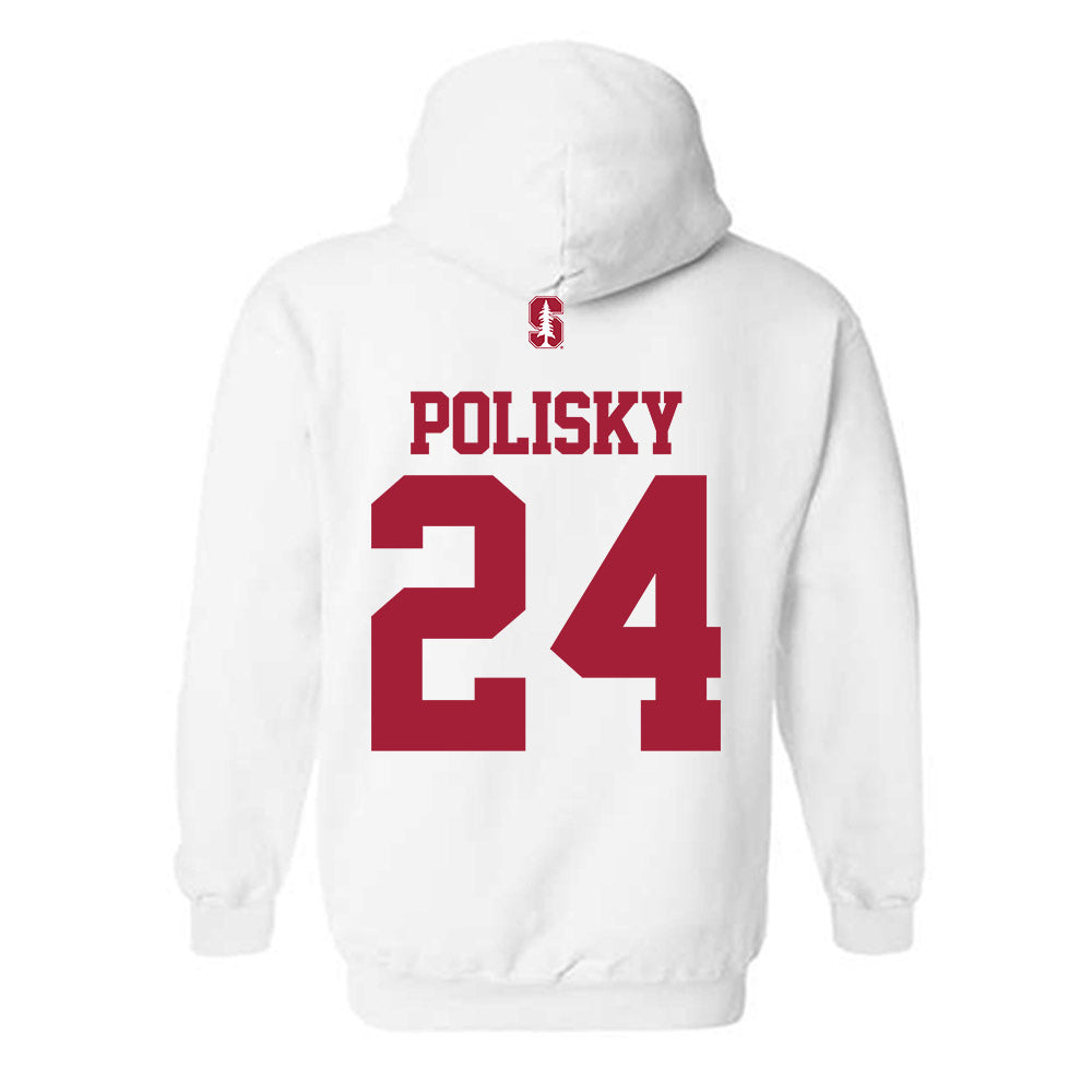 Stanford - NCAA Women's Lacrosse : Aliya Polisky - Classic Shersey Hooded Sweatshirt-1