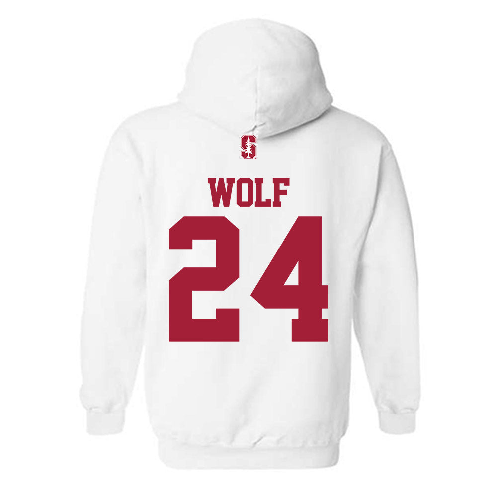 Stanford - NCAA Women's Soccer : Maryn Wolf - Classic Shersey Hooded Sweatshirt-1