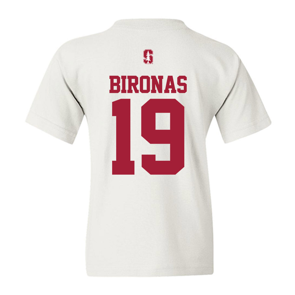 Stanford - NCAA Football : London Bironas - Classic Shersey Youth T-Shirt-1