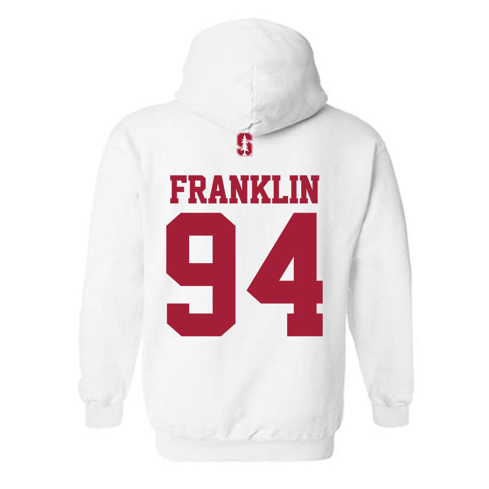 Stanford - NCAA Football : Anthony Franklin - Classic Shersey Hooded Sweatshirt-1