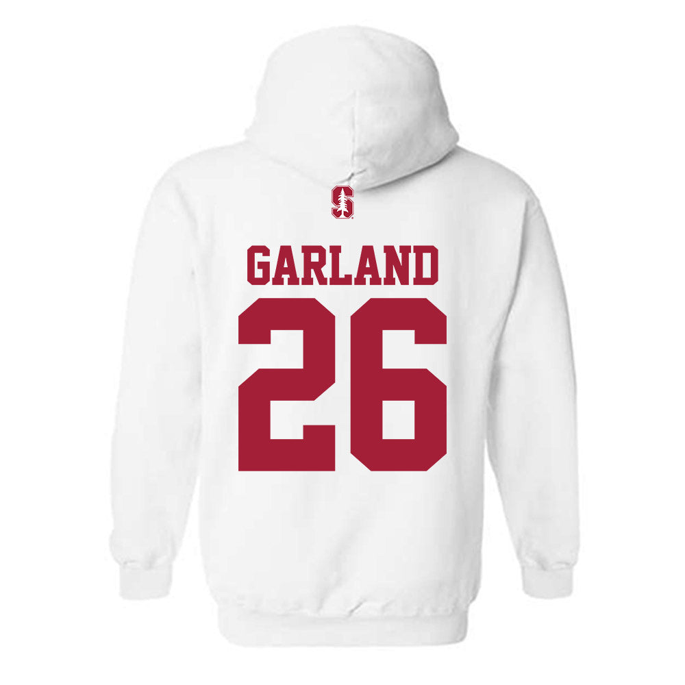 Stanford - NCAA Football : Chris Garland - Classic Shersey Hooded Sweatshirt-1
