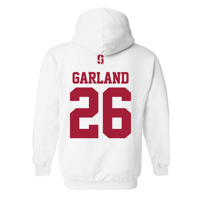 Stanford - NCAA Football : Chris Garland - Classic Shersey Hooded Sweatshirt-1