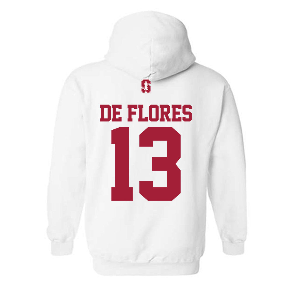 Stanford - NCAA Men's Soccer : Shane de Flores - Classic Shersey Hooded Sweatshirt-1