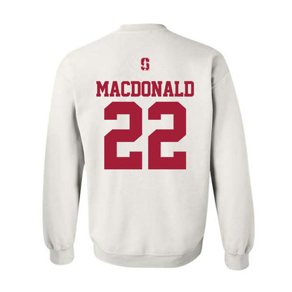 Stanford - NCAA Baseball : Cort MacDonald - Classic Shersey Crewneck Sweatshirt-1
