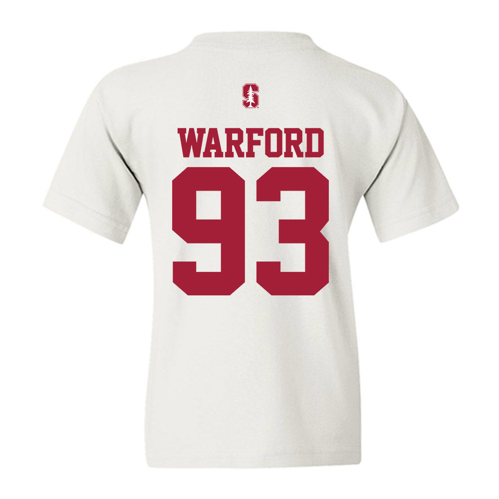 Stanford - NCAA Football : Peyton Warford - Classic Shersey Youth T-Shirt-1