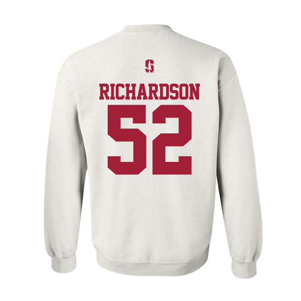 Stanford - NCAA Football : Maxwell Richardson - Classic Shersey Crewneck Sweatshirt-1