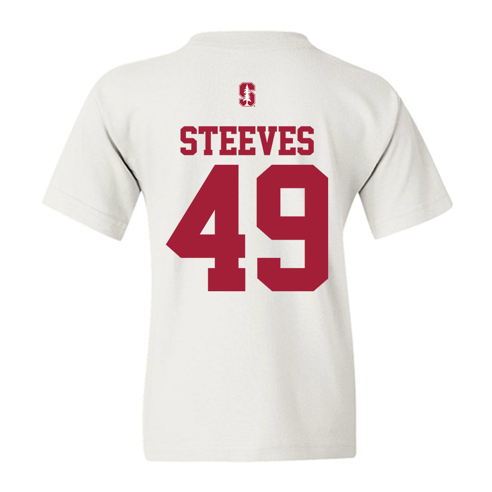 Stanford - NCAA Baseball : Austin Steeves - Classic Shersey Youth T-Shirt-1