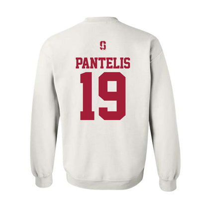 Stanford - NCAA Football : David Pantelis - Classic Shersey Crewneck Sweatshirt-1