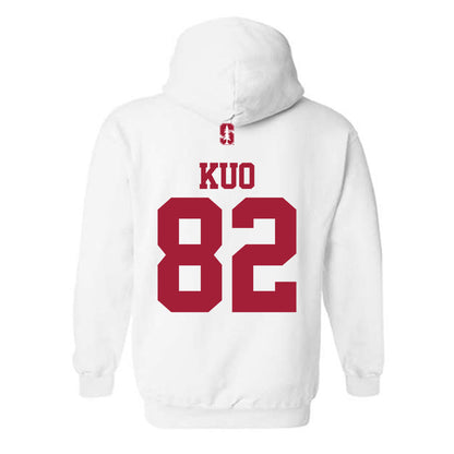 Stanford - NCAA Football : Tyler Kuo - Classic Shersey Hooded Sweatshirt-1