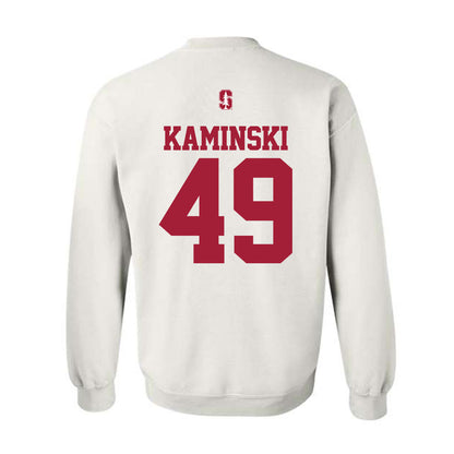 Stanford - NCAA Football : Gabe Kaminski - Classic Shersey Crewneck Sweatshirt-1