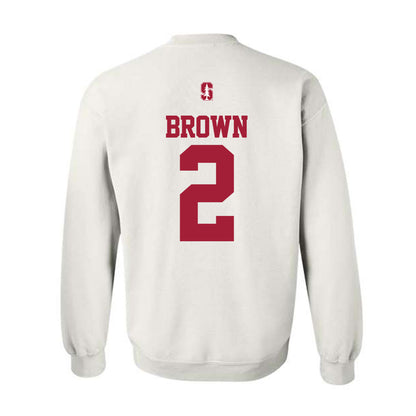 Stanford - NCAA Football : Elijah Brown - Classic Shersey Crewneck Sweatshirt-1