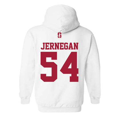 Stanford - NCAA Football : Preston Jernegan - Classic Shersey Hooded Sweatshirt-1