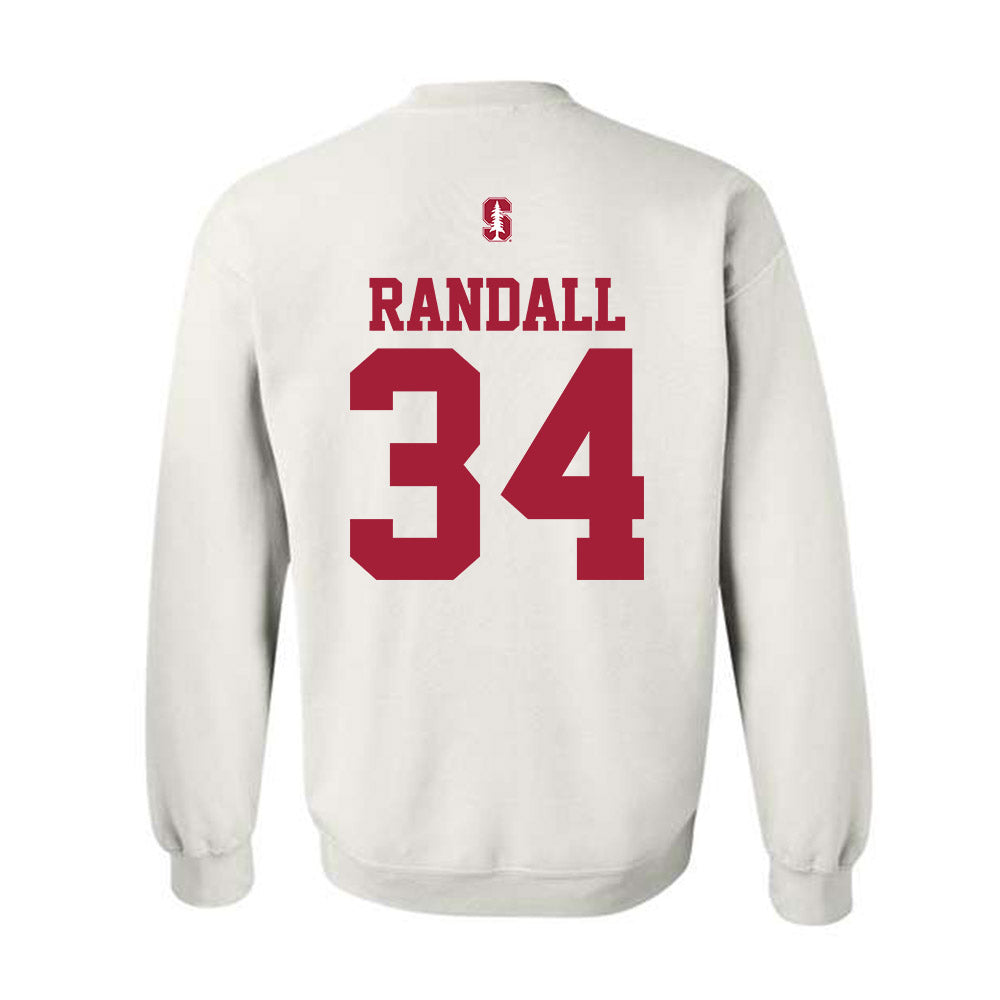 Stanford - NCAA Football : Javion Randall - Classic Shersey Crewneck Sweatshirt-1