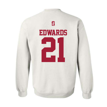 Stanford - NCAA Football : Scotty Edwards - Classic Shersey Crewneck Sweatshirt-1