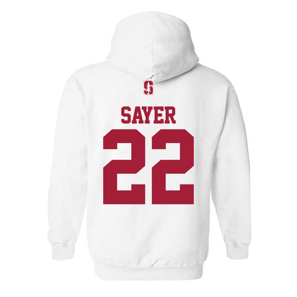 Stanford - NCAA Women's Volleyball : Erika Sayer - Classic Shersey Hooded Sweatshirt-1