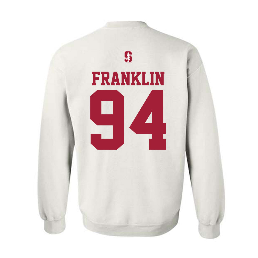 Stanford - NCAA Football : Anthony Franklin - Classic Shersey Crewneck Sweatshirt-1