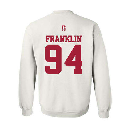 Stanford - NCAA Football : Anthony Franklin - Classic Shersey Crewneck Sweatshirt-1