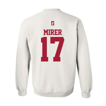 Stanford - NCAA Football : Charlie Mirer - Classic Shersey Crewneck Sweatshirt-1