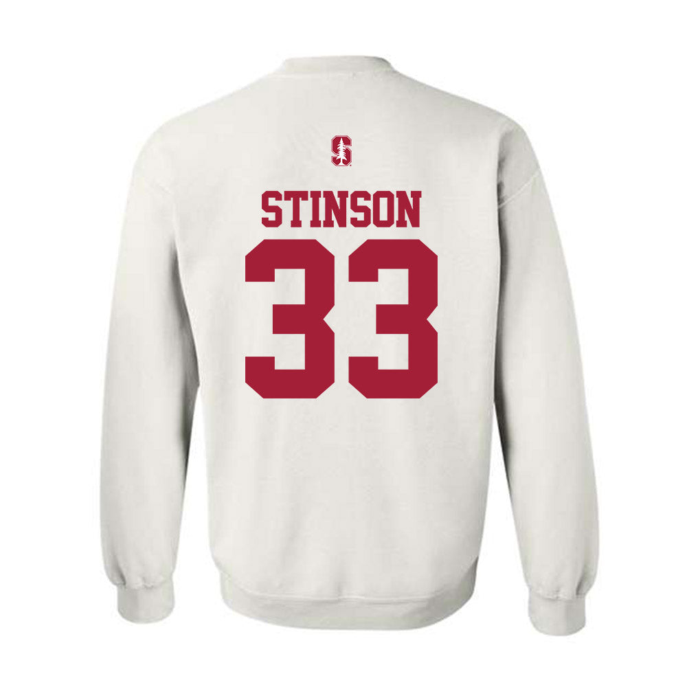 Stanford - NCAA Men's Basketball : Evan Stinson - Classic Shersey Crewneck Sweatshirt-1