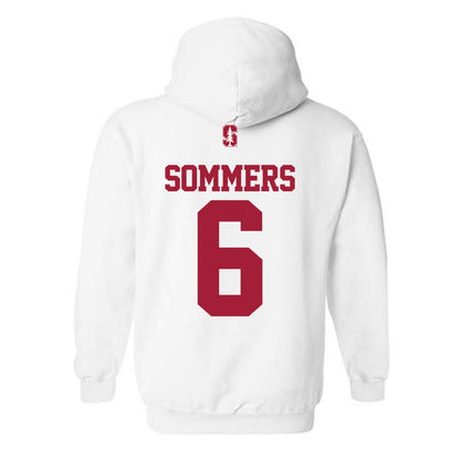 Stanford - NCAA Women's Lacrosse : Kaleigh Sommers - Classic Shersey Hooded Sweatshirt-1