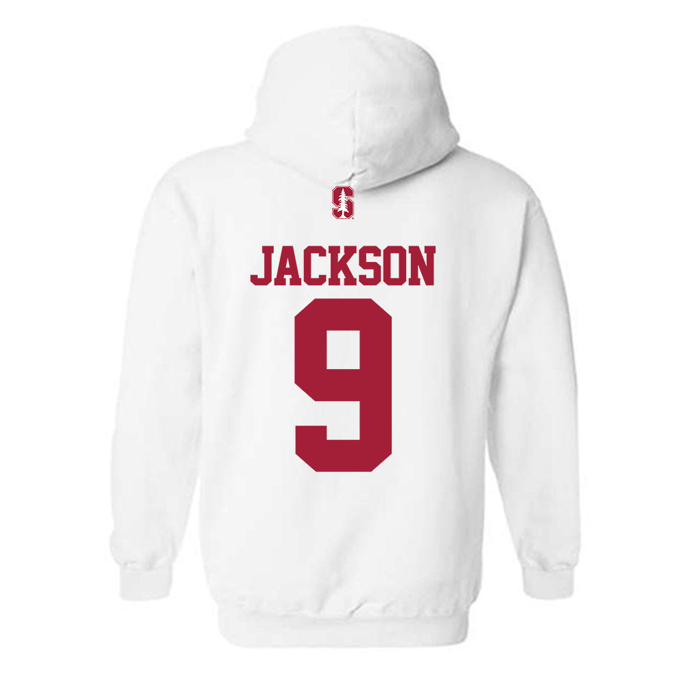 Stanford - NCAA Football : Myles Jackson - Classic Shersey Hooded Sweatshirt-1
