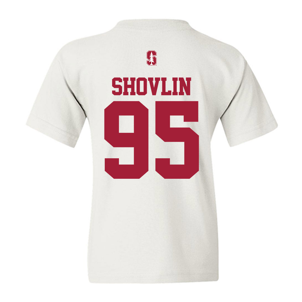 Stanford - NCAA Football : Adam Shovlin - Classic Shersey Youth T-Shirt-1