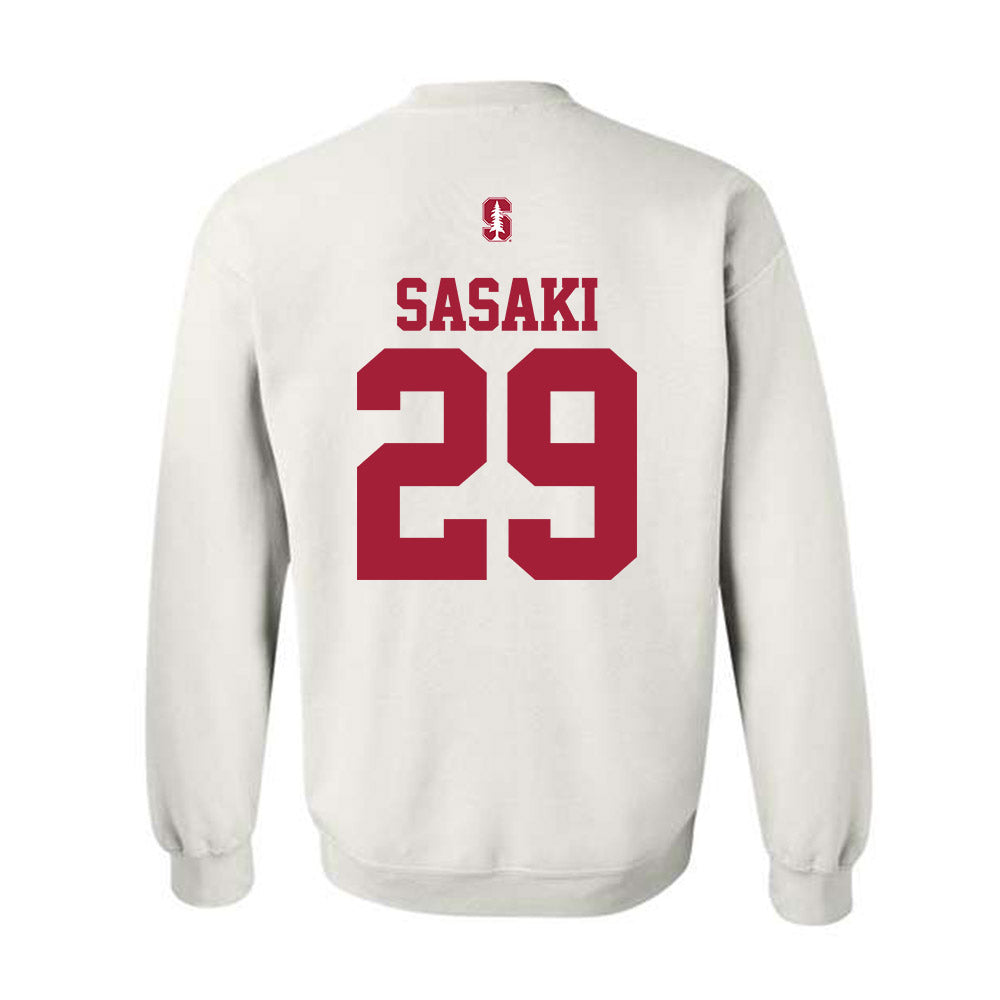 Stanford - NCAA Men's Soccer : Takashi Sasaki - Classic Shersey Crewneck Sweatshirt-1