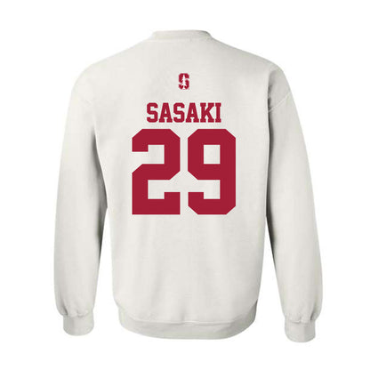 Stanford - NCAA Men's Soccer : Takashi Sasaki - Classic Shersey Crewneck Sweatshirt-1
