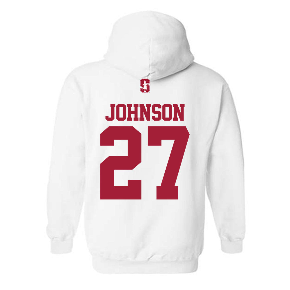 Stanford - NCAA Women's Lacrosse : Ellie Johnson - Classic Shersey Hooded Sweatshirt-1