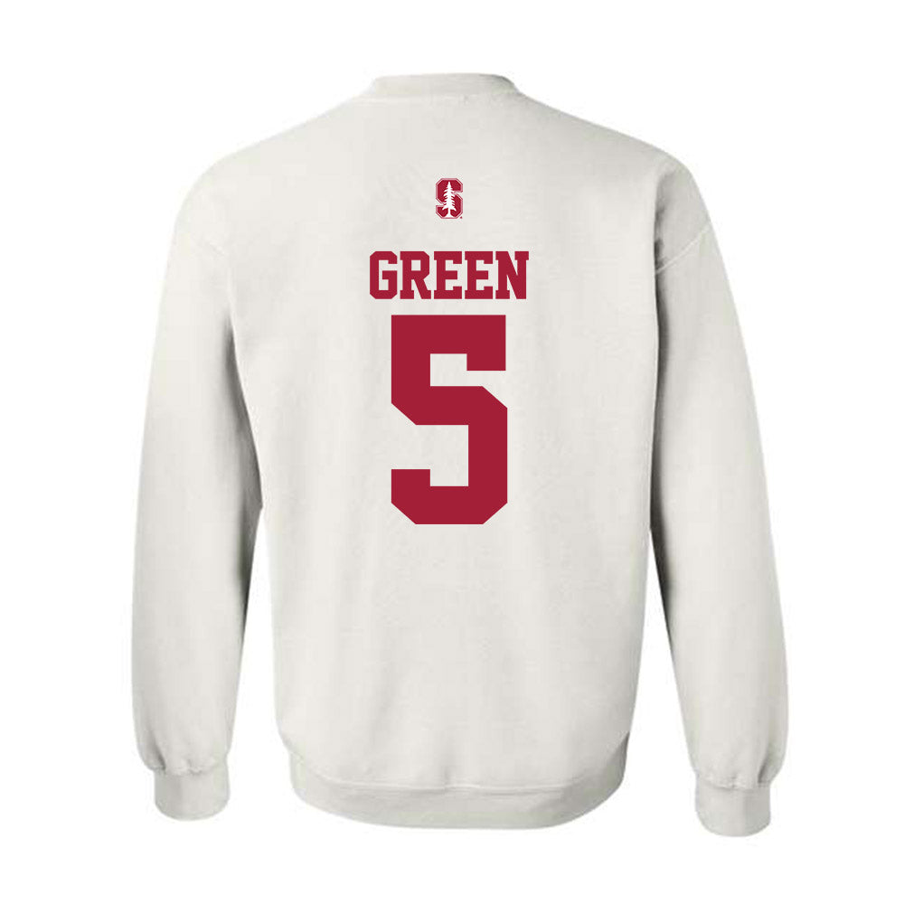 Stanford - NCAA Football : Jay Green - Classic Shersey Crewneck Sweatshirt-1