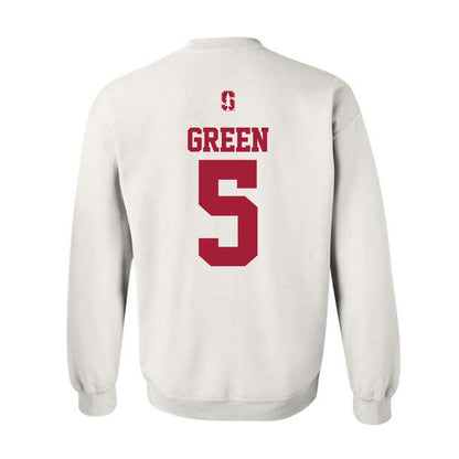 Stanford - NCAA Football : Jay Green - Classic Shersey Crewneck Sweatshirt-1