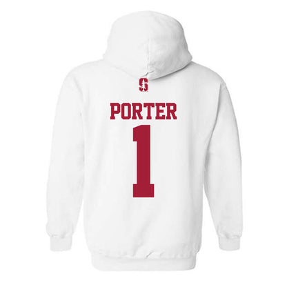 Stanford - NCAA Men's Volleyball : Evan Porter - Classic Shersey Hooded Sweatshirt-1