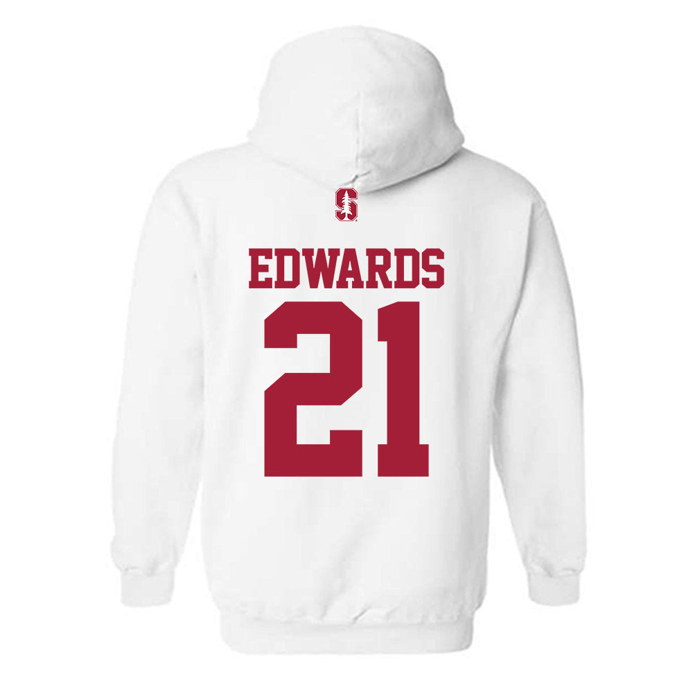 Stanford - NCAA Football : Scotty Edwards - Classic Shersey Hooded Sweatshirt-1