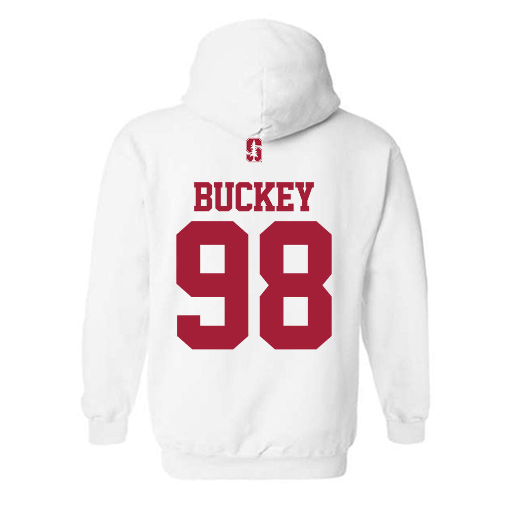 Stanford - NCAA Football : Zach Buckey - Classic Shersey Hooded Sweatshirt-1