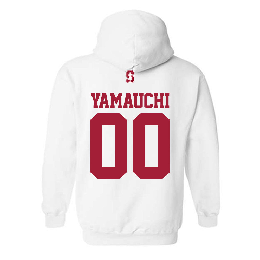 Stanford - NCAA Football : Zak Yamauchi - Classic Shersey Hooded Sweatshirt-1