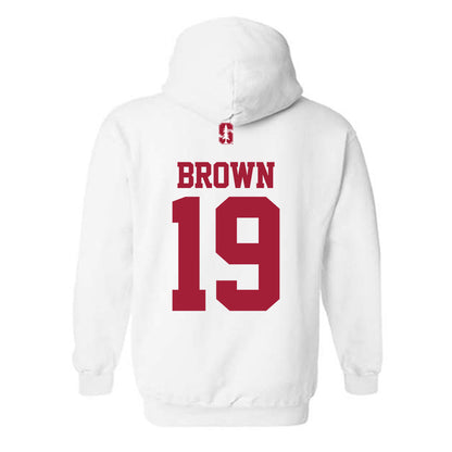 Stanford - NCAA Women's Lacrosse : Emma Brown - Classic Shersey Hooded Sweatshirt-1