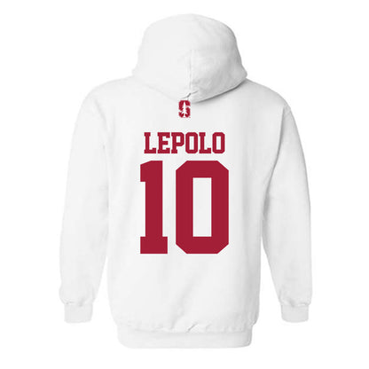 Stanford - NCAA Women's Basketball : Talana Lepolo - Classic Shersey Hooded Sweatshirt-1
