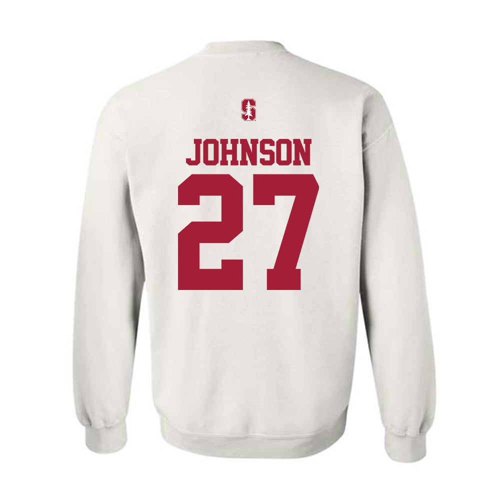 Stanford - NCAA Women's Lacrosse : Ellie Johnson - Classic Shersey Crewneck Sweatshirt-1