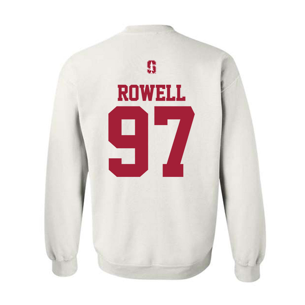 Stanford - NCAA Football : Zach Rowell - Classic Shersey Crewneck Sweatshirt-1