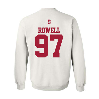 Stanford - NCAA Football : Zach Rowell - Classic Shersey Crewneck Sweatshirt-1
