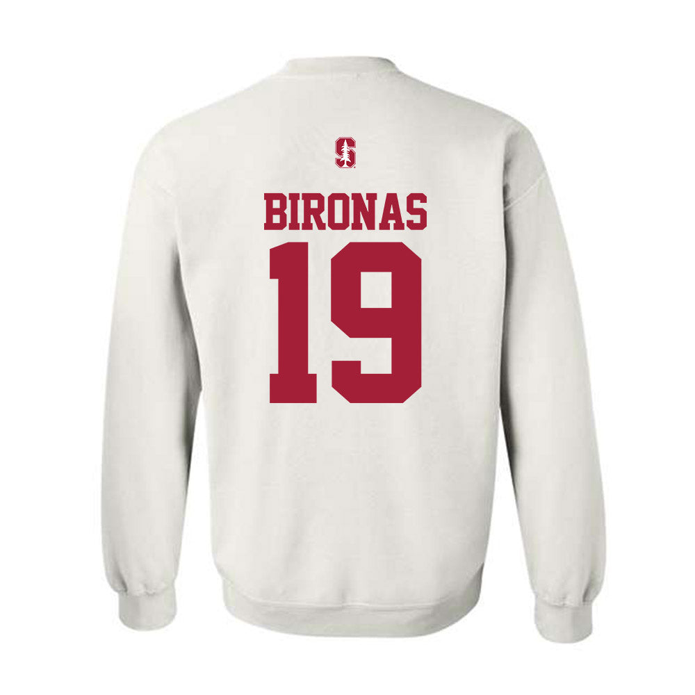 Stanford - NCAA Football : London Bironas - Classic Shersey Crewneck Sweatshirt-1