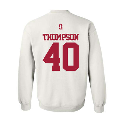 Stanford - NCAA Football : Jason Thompson - Classic Shersey Crewneck Sweatshirt-1